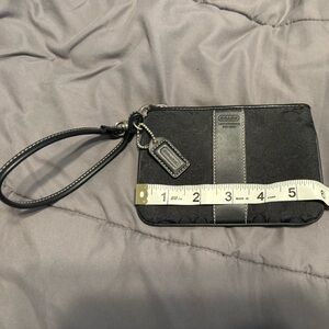 Coach Black Wristlet